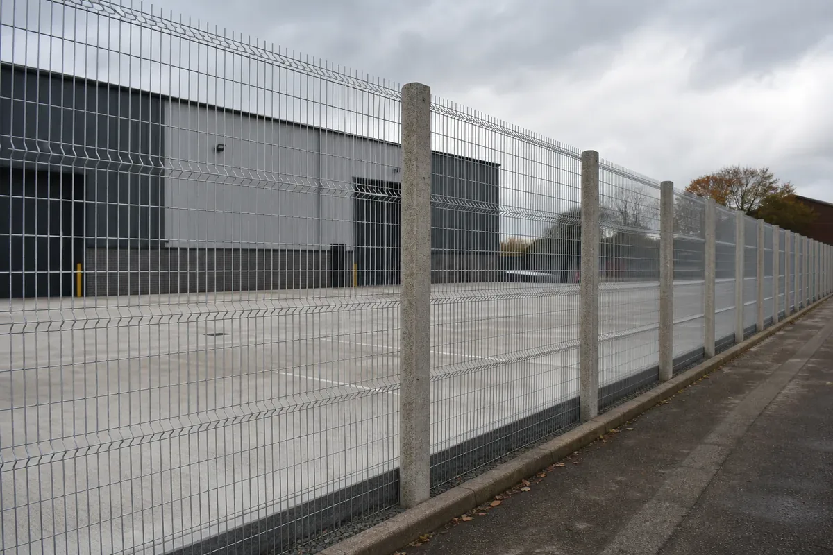 Commercial fencing installed at a Stockport business premises
